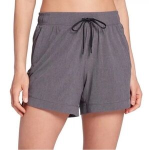Calia Women's Dark Grey Journey Truelight Woven Bermuda Lightweight Short - XS